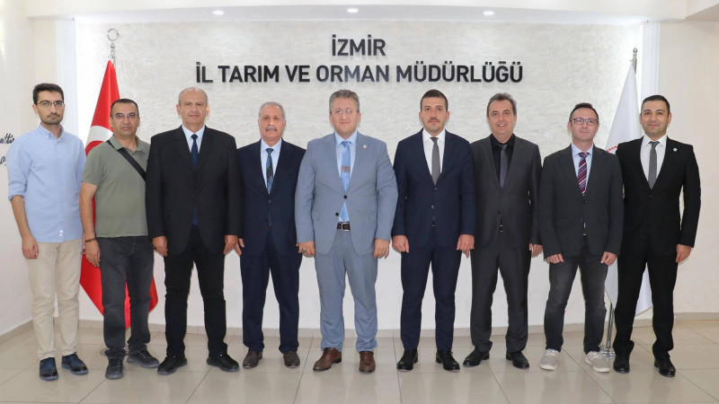 İzmir Tarım ve Orman İl Müdürlüğü'nde üst düzey buluşma